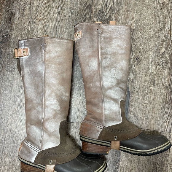 Sorel slim pack grey tall boots - Picture 3 of 10